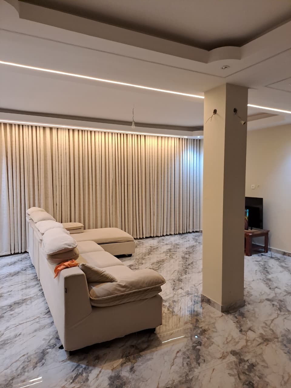 Cortinas de seda para quarto